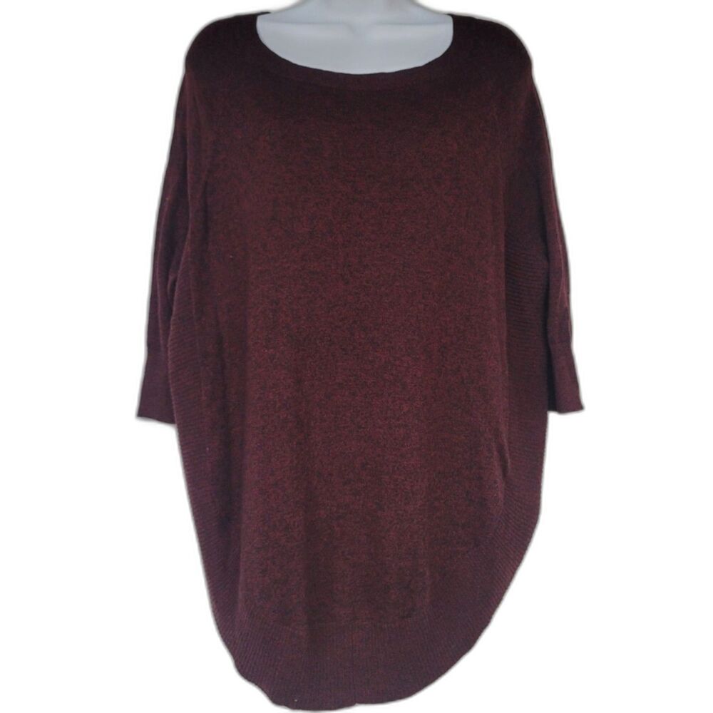 Express Poncho Tunic 3/4 Sleeve Sweater Size XS